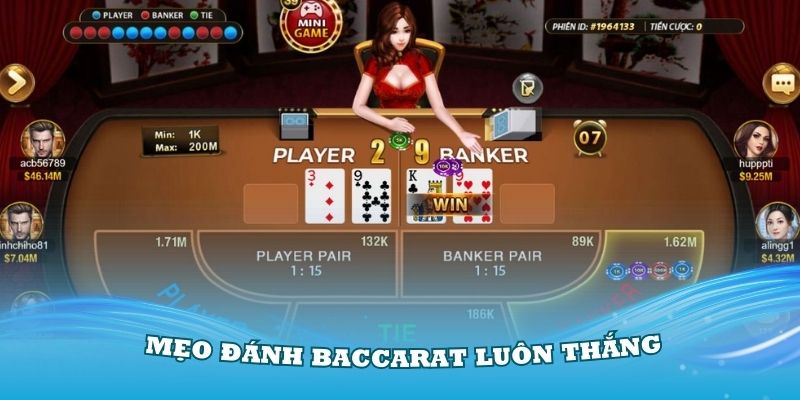 Tìm hiểu một số mẹo đánh baccarat luôn thắng hiệu quả